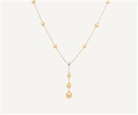 Vicenza - Piazzetta Palladio 2 - Halskette Marco Bicego Dame Africa in Gelbgold Diamante CB2834-B - CB2834-B